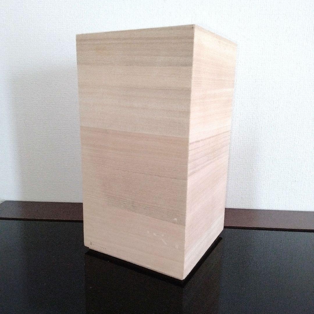 【みるく】【ほぼ未使用】桐箱の米びつ 10kg 1合枡付き 米櫃 おしゃれ