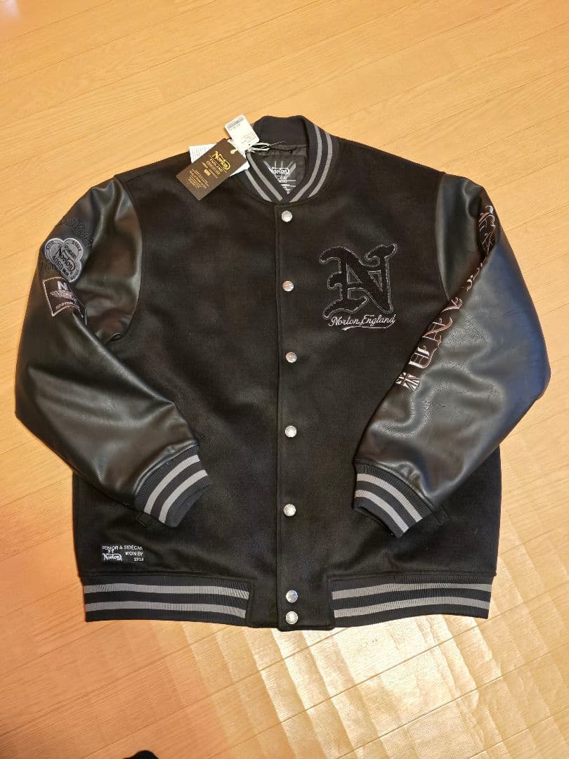 [Norton] モノトーン サガラ スタジャン XXXL 新品未使用品タグ付き