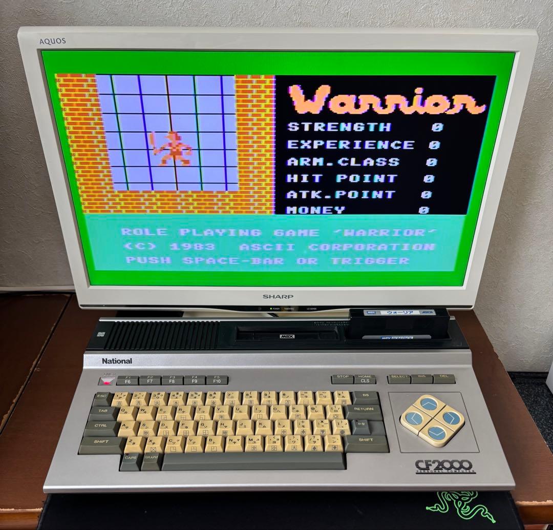 MSX CF-2000 動作品 取説付き