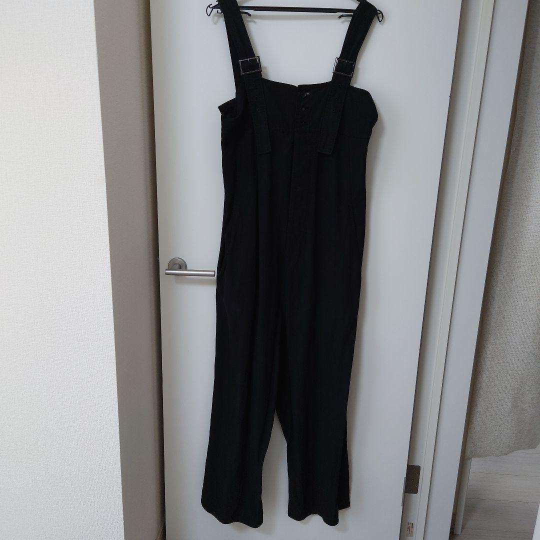 ワイズ黒いサロペット