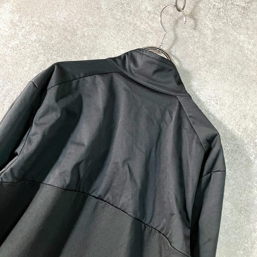 NIKE　ウィンドブレーカー　長袖　ブラック　ジップアップ　ロゴ　DRI-FIT