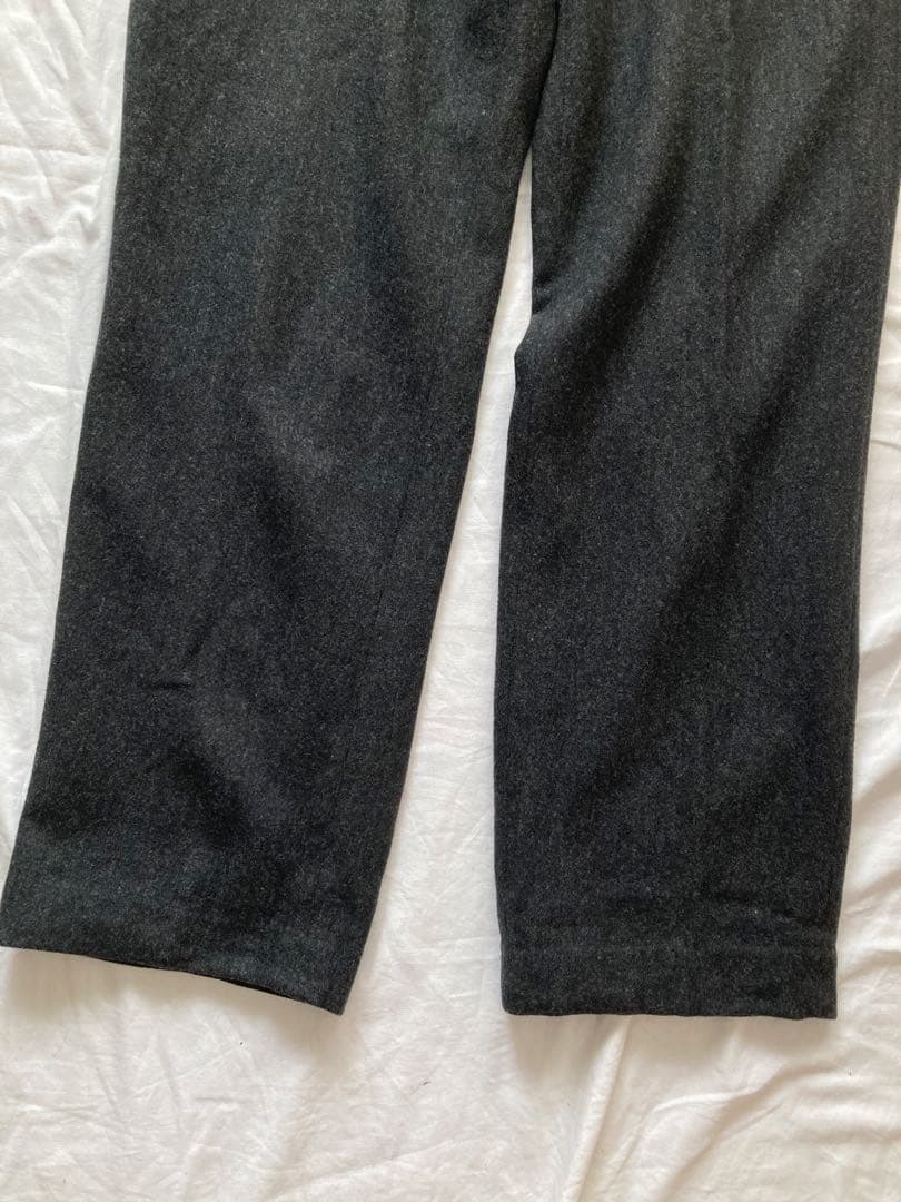 【USA製】90s ポロラルフローレン メリノウールスラックス W36 極美品