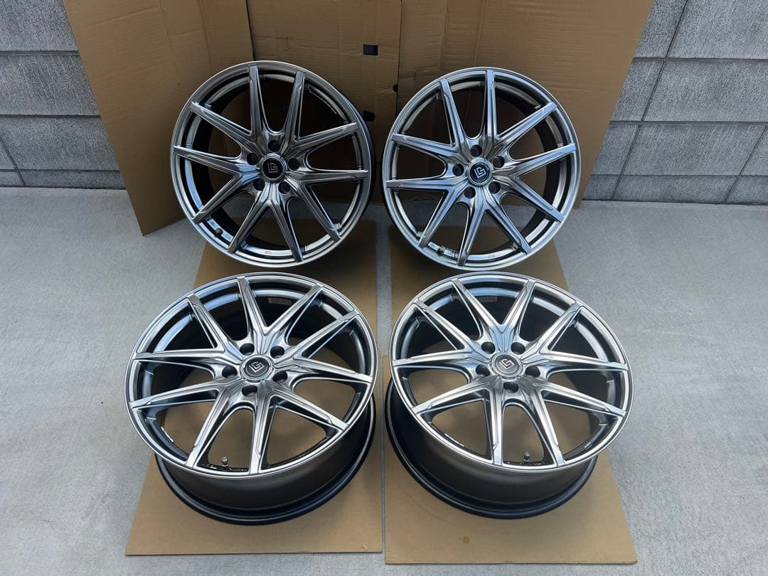 美品★鋳造FORGED★LONGINUS 19インチ 8.0J 40 114.3