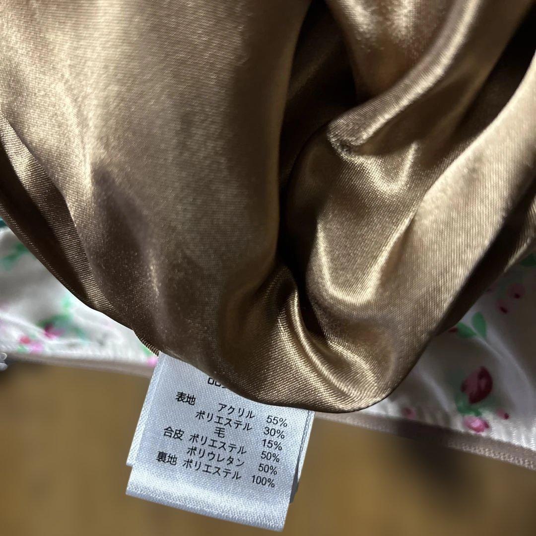 ✨Super Beauty ✨ノーカラーコート✨42 Lサイズ✨ブラウン✨美品✨