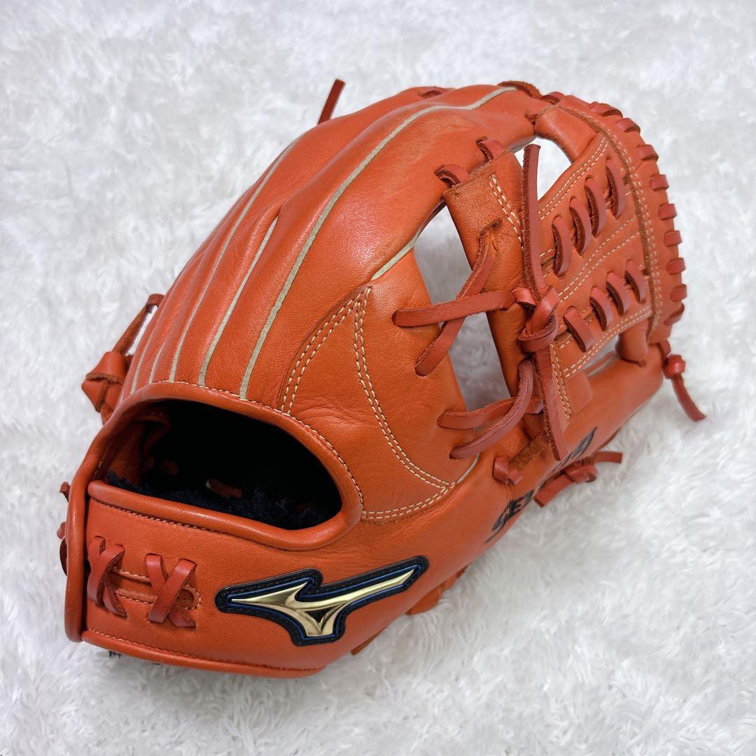 ミズノ セレクトナイン 軟式グローブ　一般　即戦力　オレンジ　大人用　グラブ