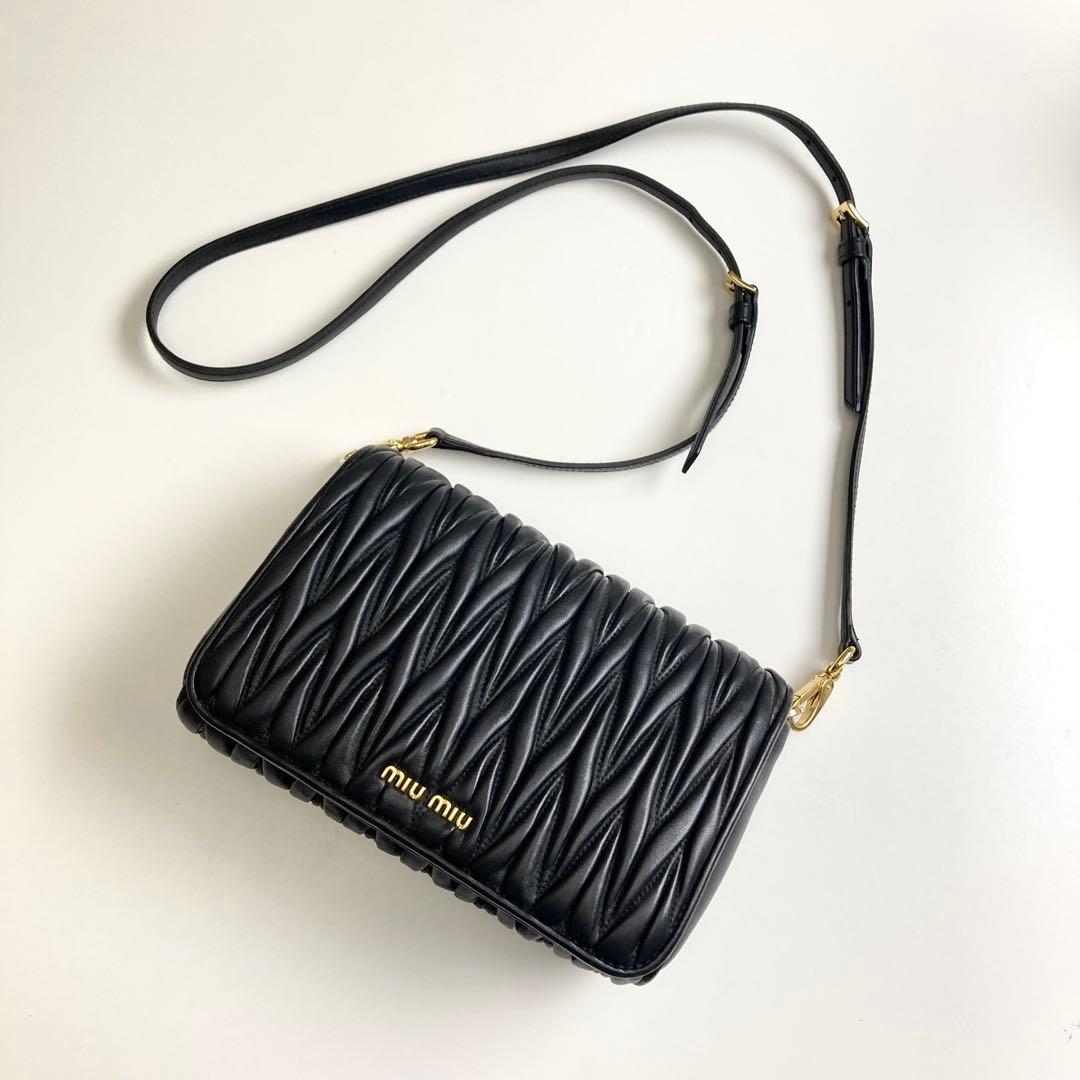 あ*き様 ❤️美品❤️miumiu マテラッセ ショルダーバッグ マグネット フ
