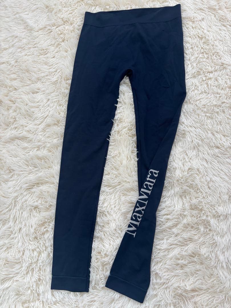 【S MAX MARA】 BASILEA バシレア レギンス　ダークブルー
