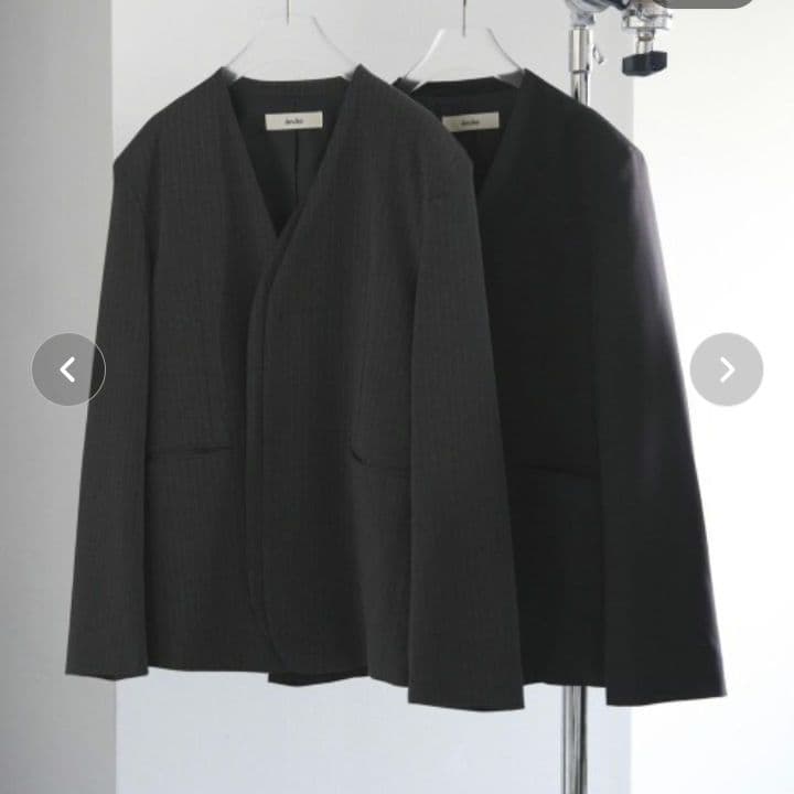 S*様 anuke Collarless Over Jacket　38