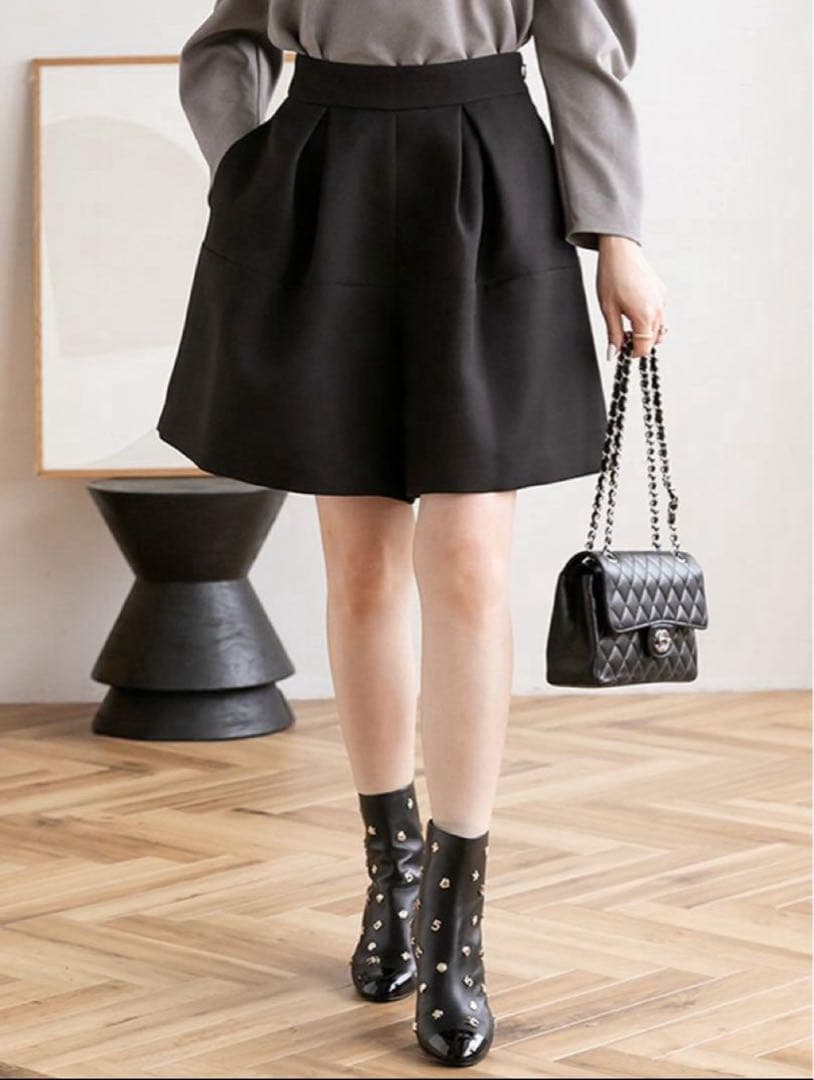 TRÈFLE+1 タックショートパンツ サイズ01