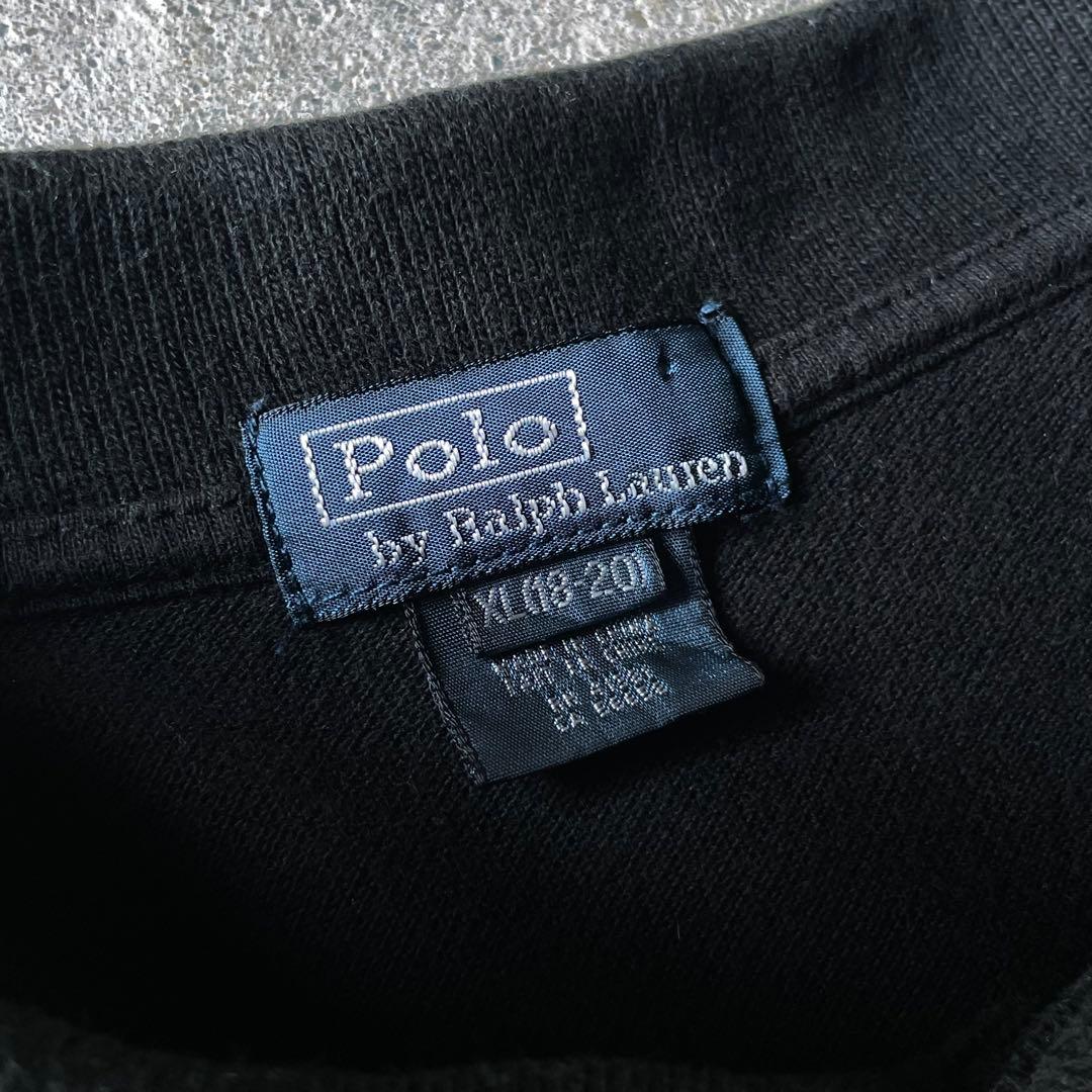 Polo Ralph Lauren ビッグポニー 刺繍 ブラック チーフキーフ