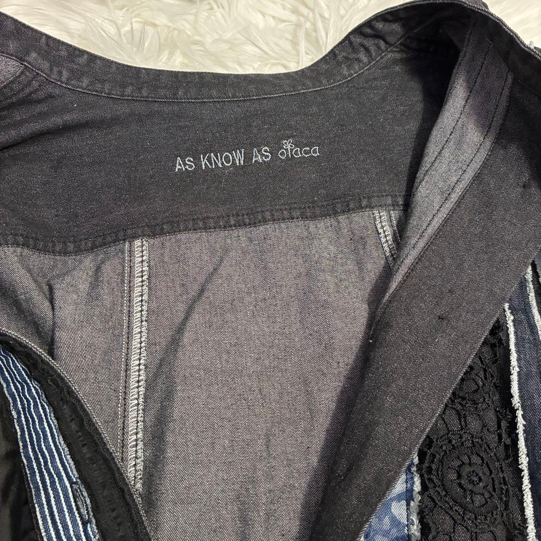 アズノウアズオオラカ✨デニムワンピース ブラック 大きいサイズ