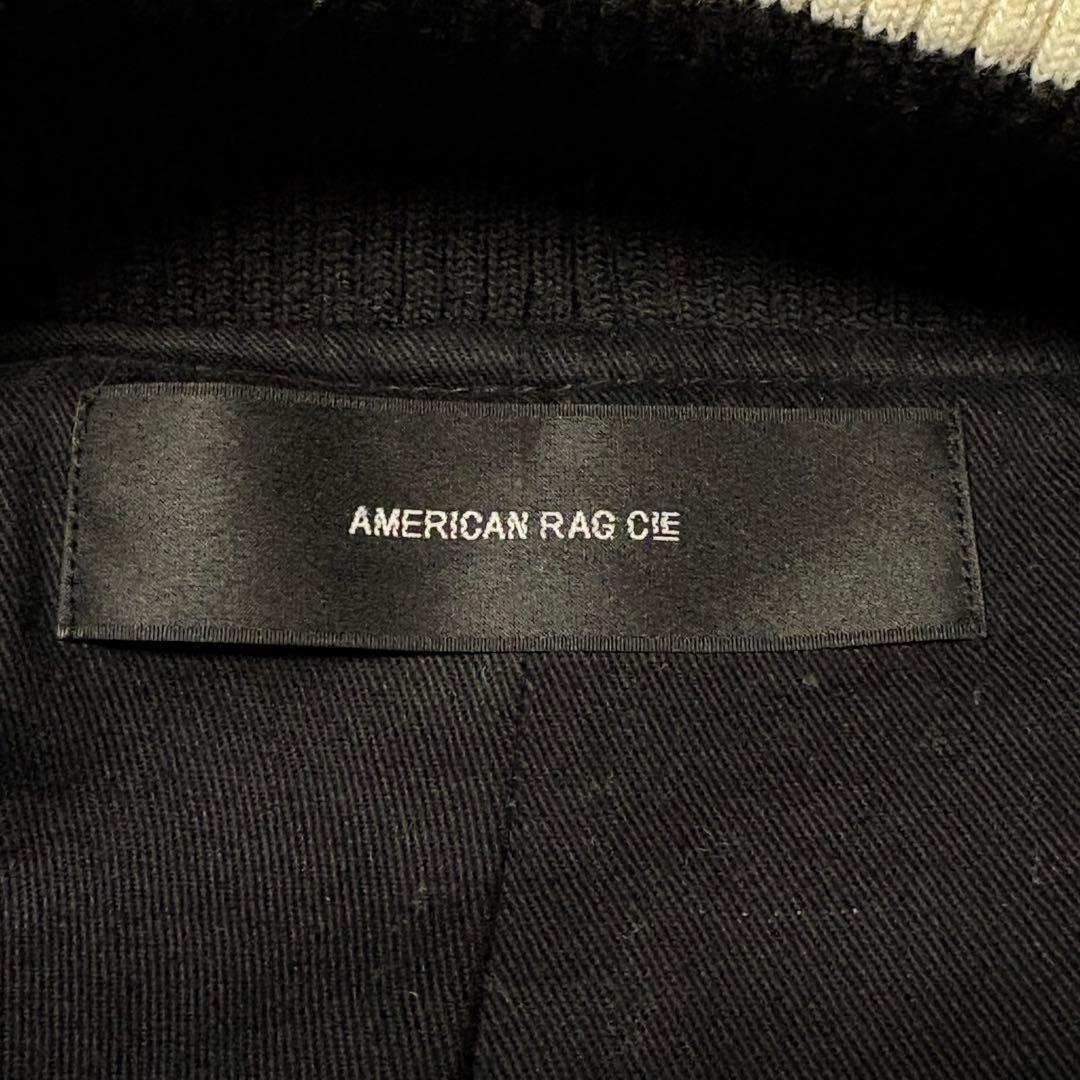 ほぼ未使用 アメリカンラグシー 本革 スタジャン 黒×白 サイズ2 定番アメカジ