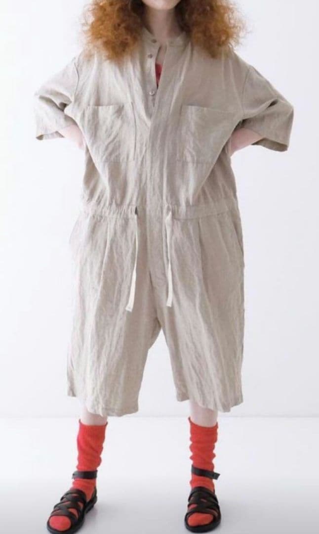 ネストローブ　ジャンプスーツ　ナチュラル