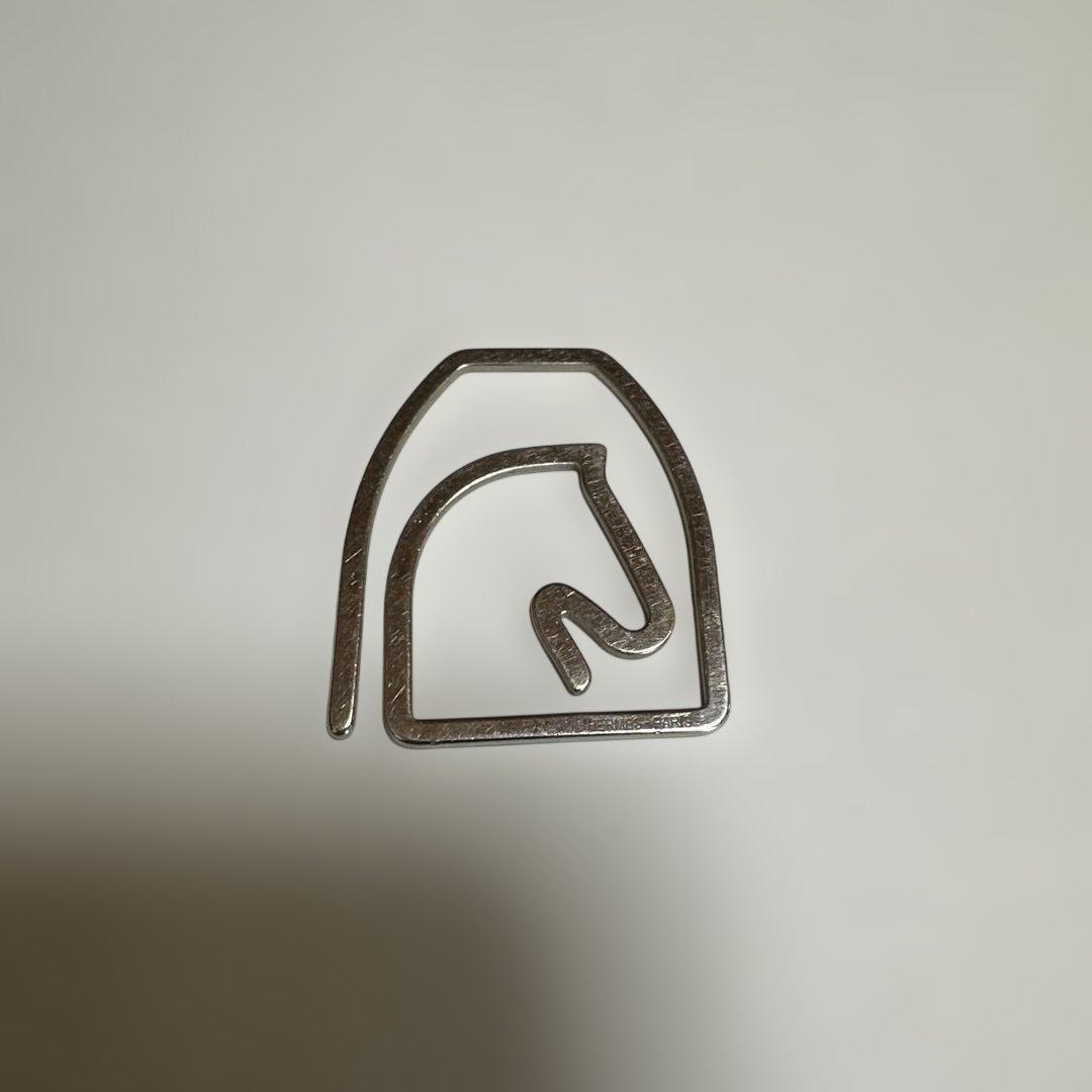 c*読様 HERMES 馬の形マネークリップ