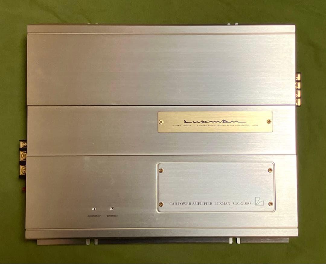 LUXMAN CM-2050 ラックスマン カーオーディオパワーアンプ②