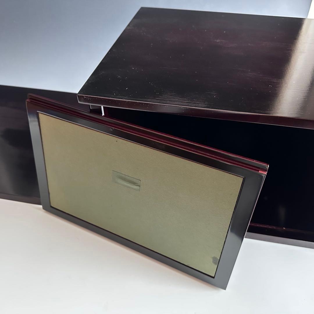 茶道具　即中斎好　溜塗　糸目　小袋棚　表千家　棚物　稽古　茶会