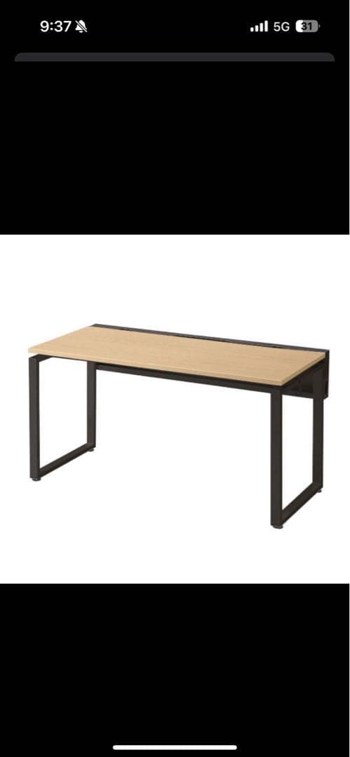 Ceha プレノデスクシステム 平机 引出し無し オーク天板