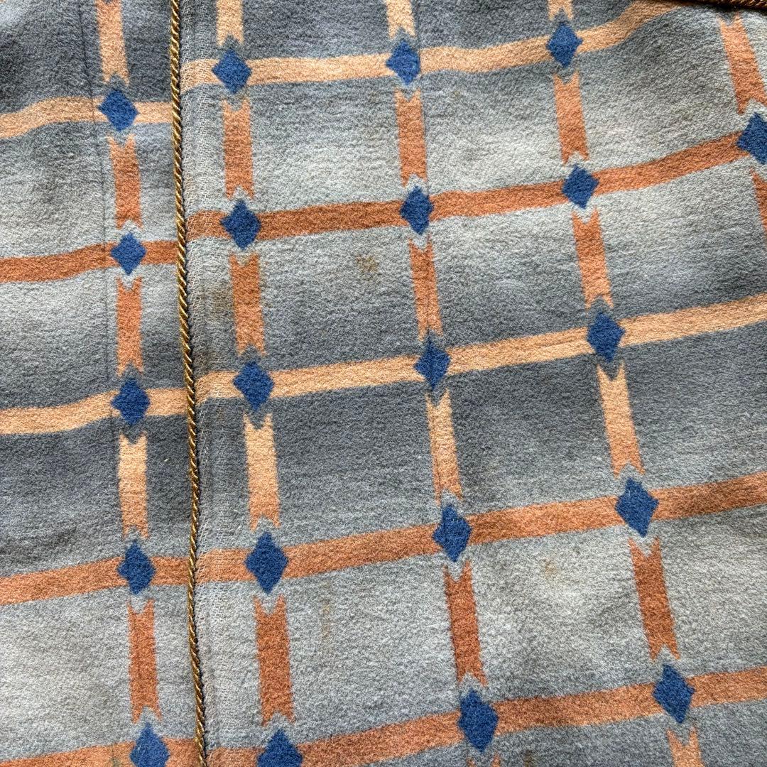 40〜50s ヴィンテージ ユーロ スモーキングコート ショールカラー ウール