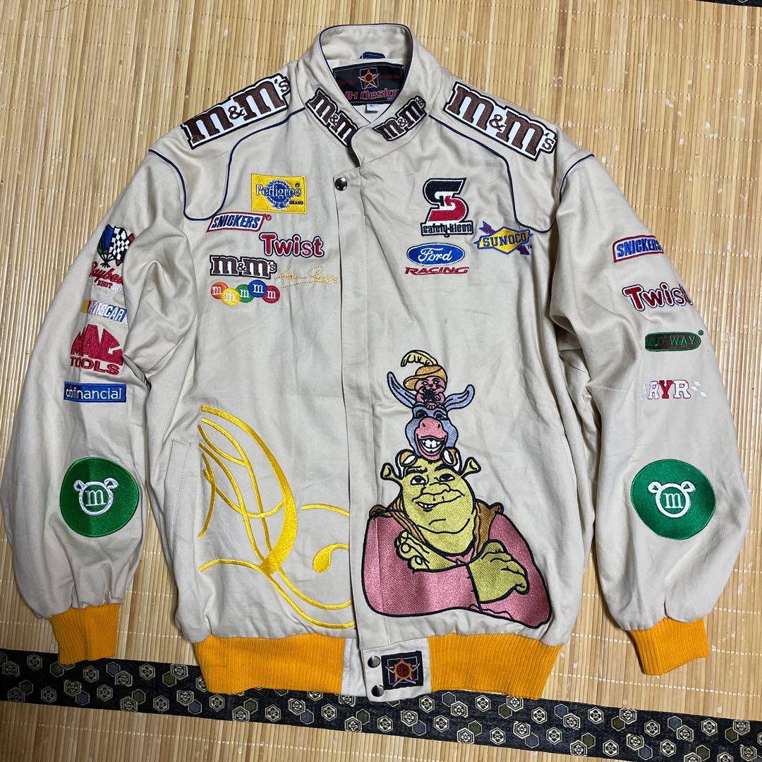 古着　m&m's シェレック刺繍ジャケット