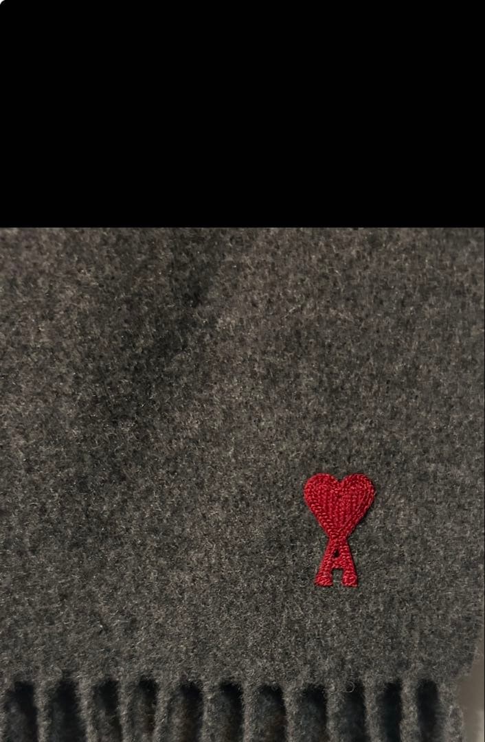 アミパリス　マフラー　グレー