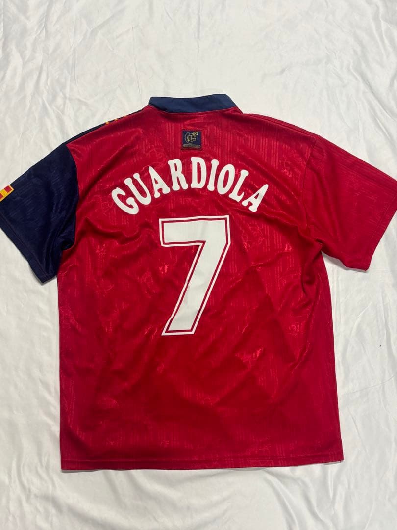 adidas GUARDIOLA 7番 ユニフォーム　スペイン　サッカー