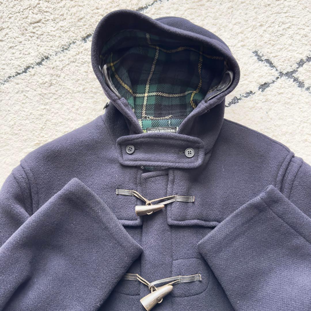 超希少 80s ブルックスブラザーズ　ダッフルコート　英国製　ネイビー　L相当