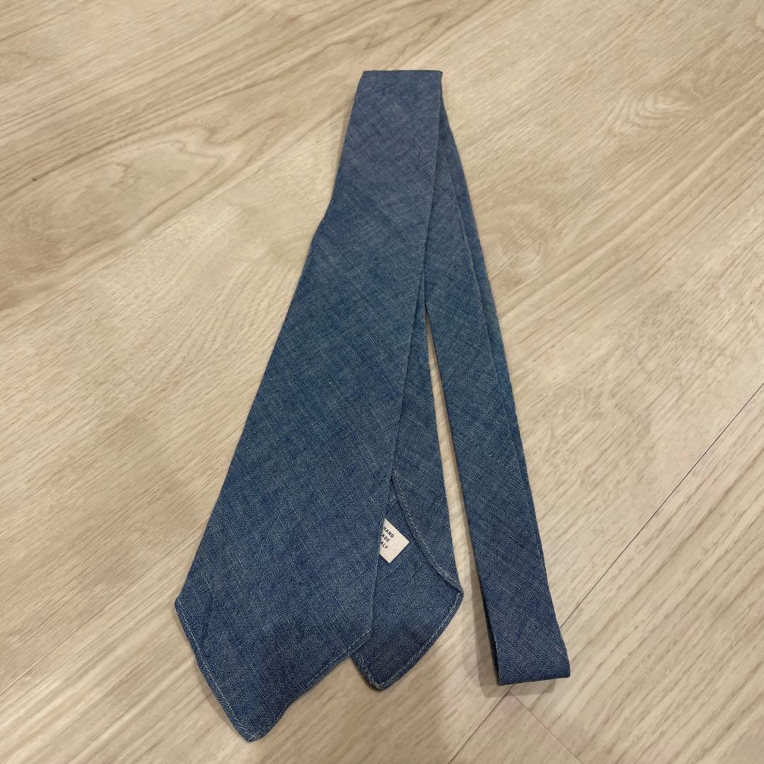 ダブルアールエル RRL シャンブレー イタリア製 hand made 美品