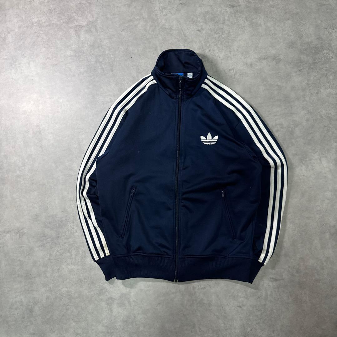 adidas 00s トラックジャケット ファイヤーバード 刺繍 ネイビー L