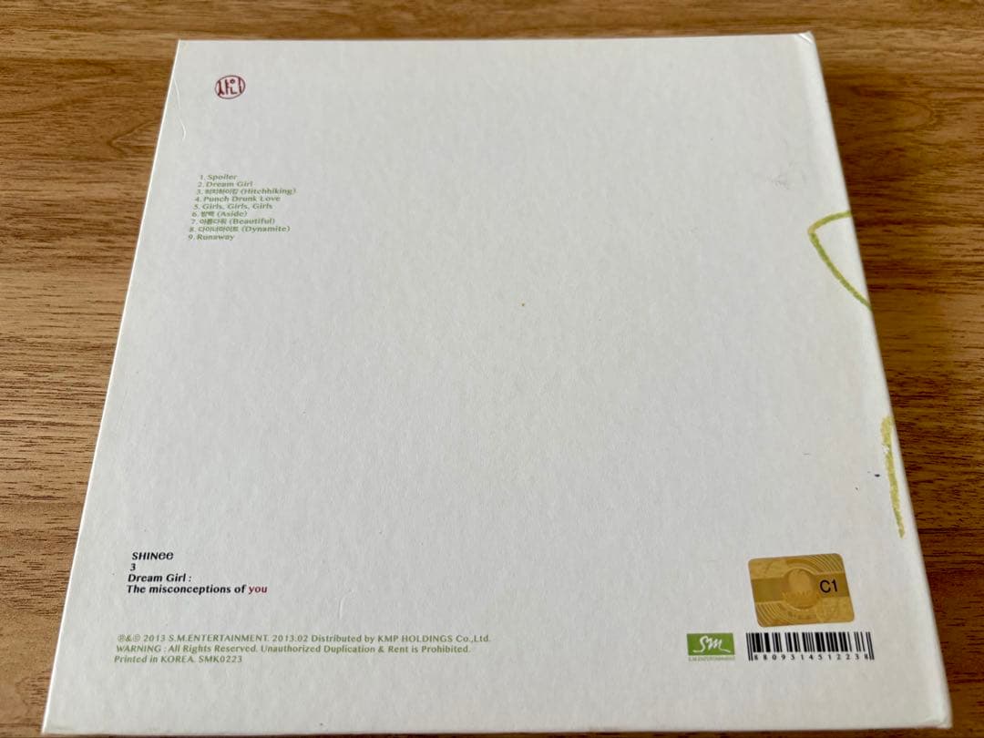 【超希少】直筆サイン入り★SHINee 3rd アルバム 韓国盤★シャイニー