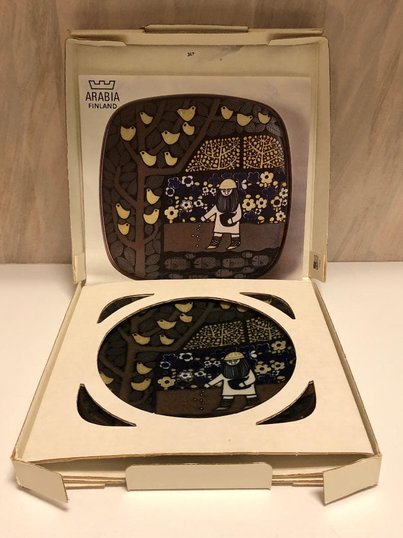 1976 ARABIA アラビア KALEVALA カレワラ イヤープレート