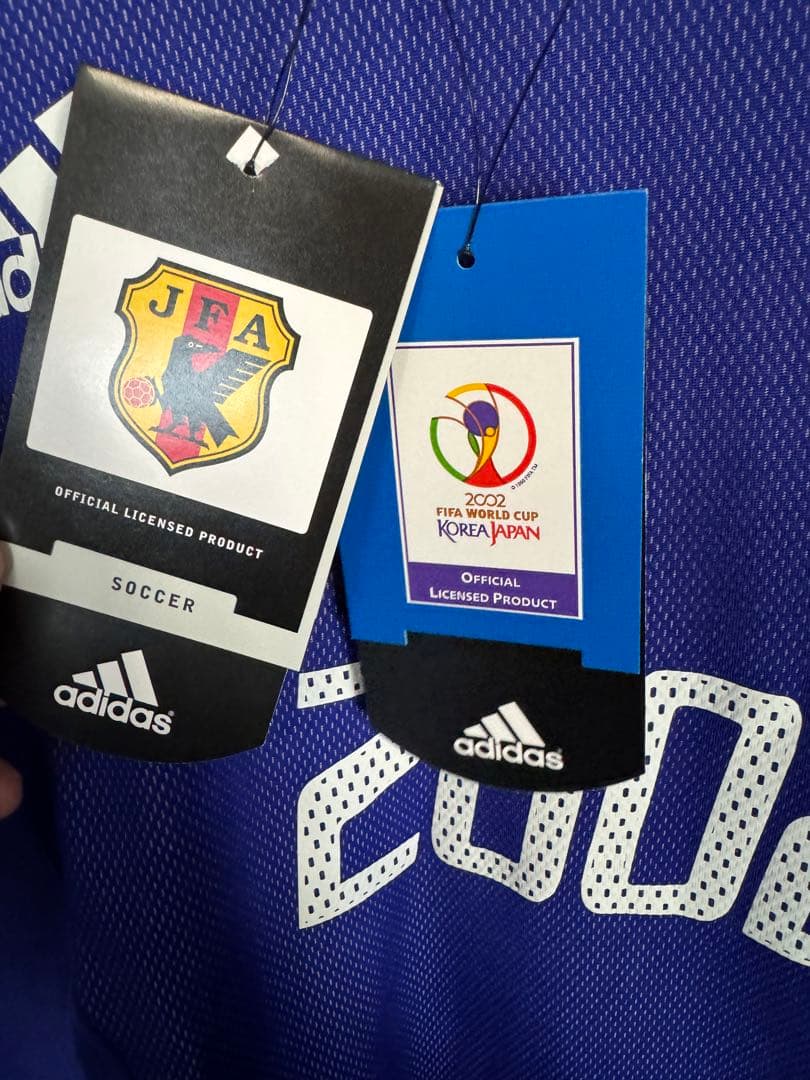 日本代表 ユニフォーム 2002 日韓W杯 記念ユニホーム M 新品タグ付き