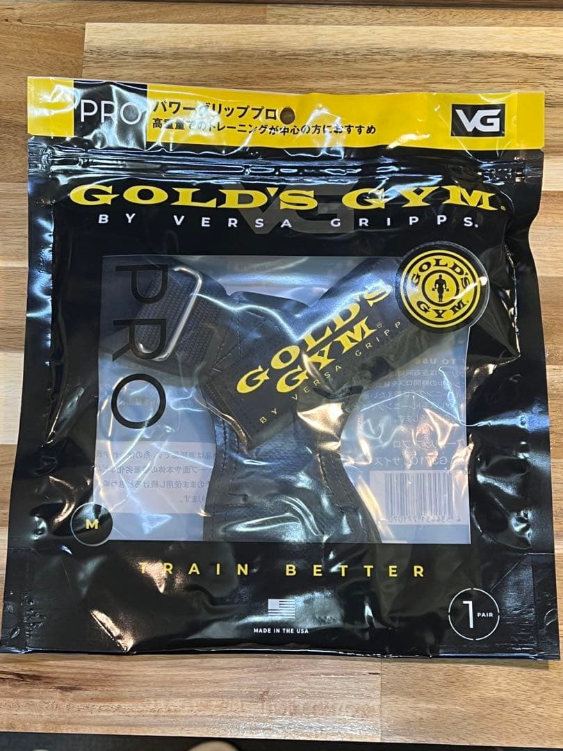 新品GOLD'S GYM PRO パワーグリップ Mサイズ