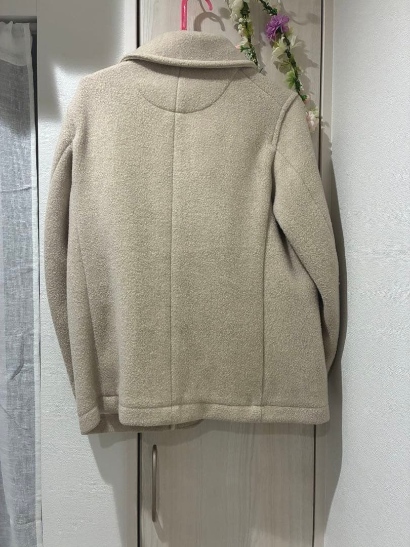 DANTON 【即日発送】ウールコートベージュ クリーニング済