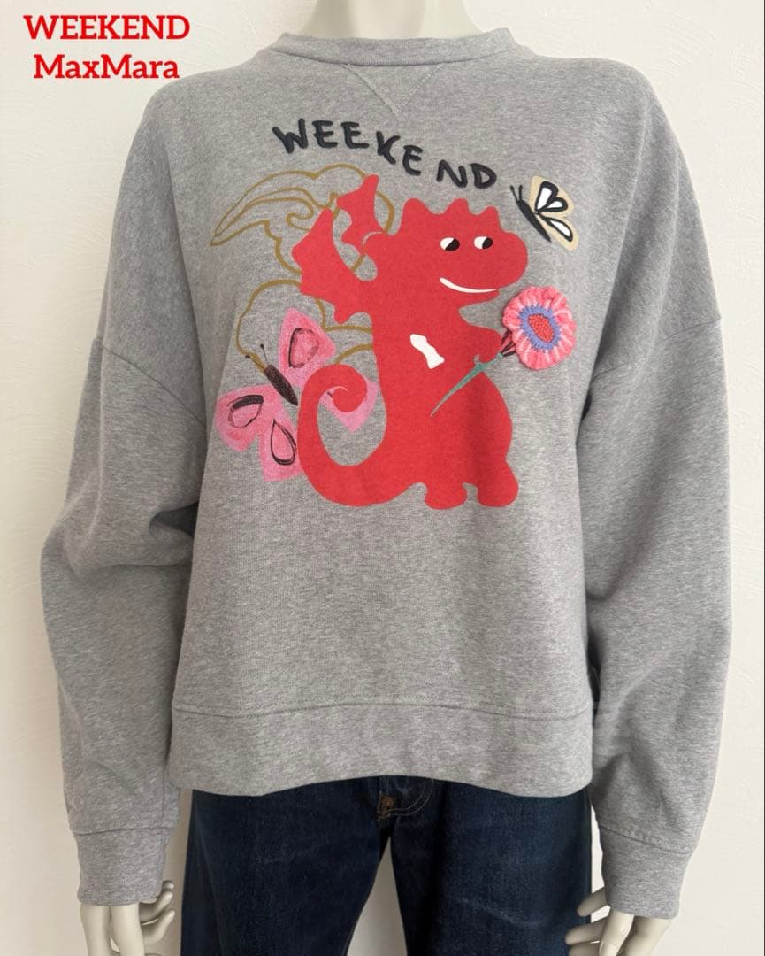 ウイークエンドマックスマーラ プリントトレーナー