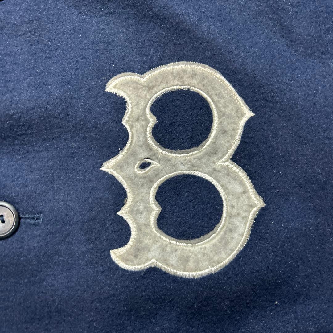 Hemlockオールド ニグロリーグ 美品90s スタジャン B刺繍