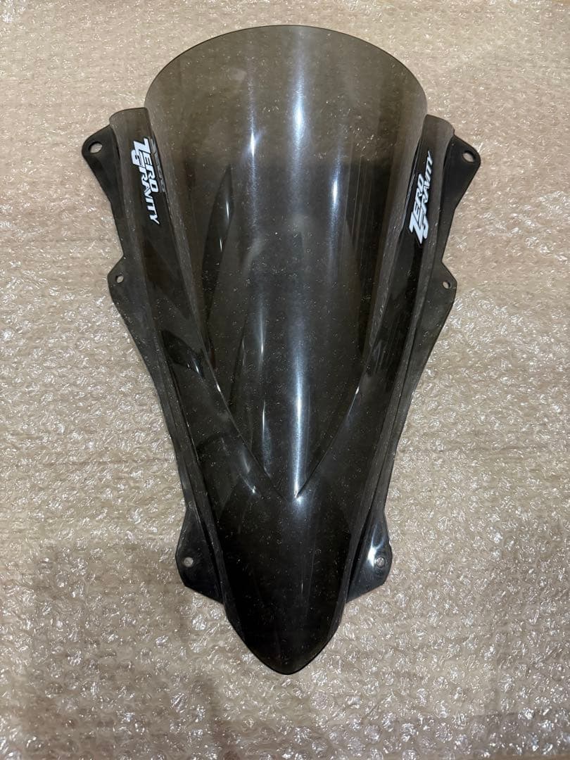 zx25r ゼログラビティ 社外スクリーン ダブルバルブ