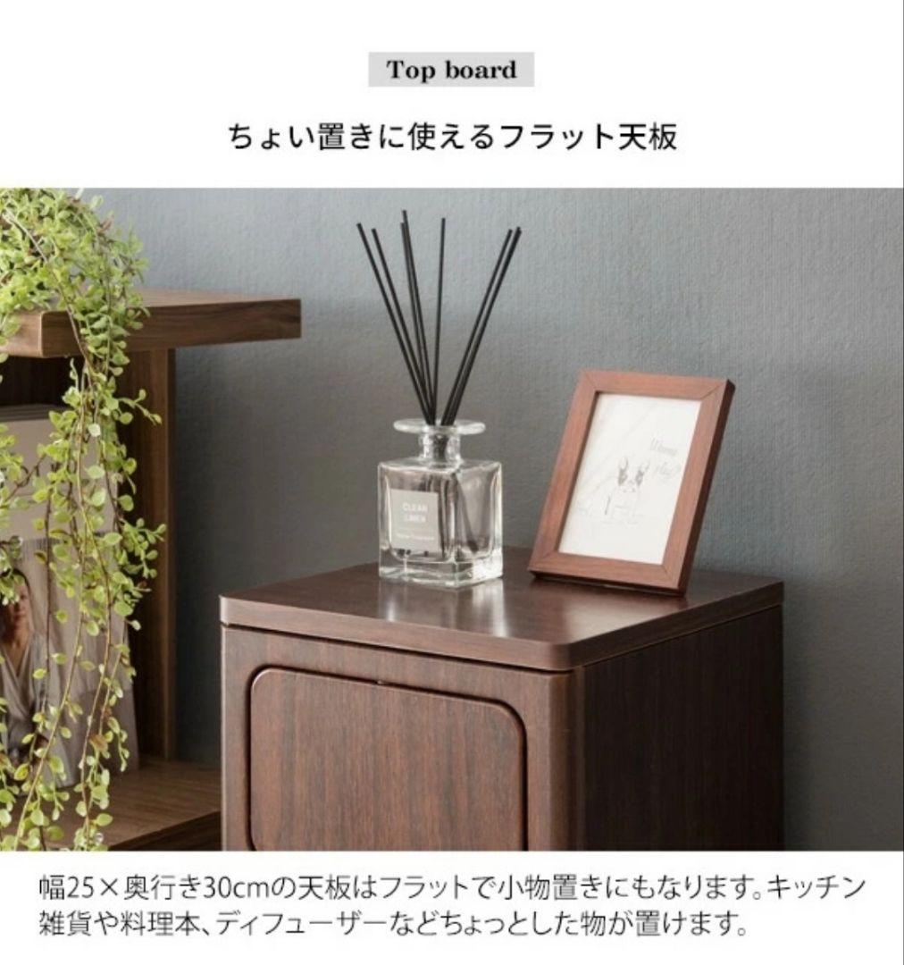 ナチュラル 木目調 スリム ごみ箱 分別 20L Empro