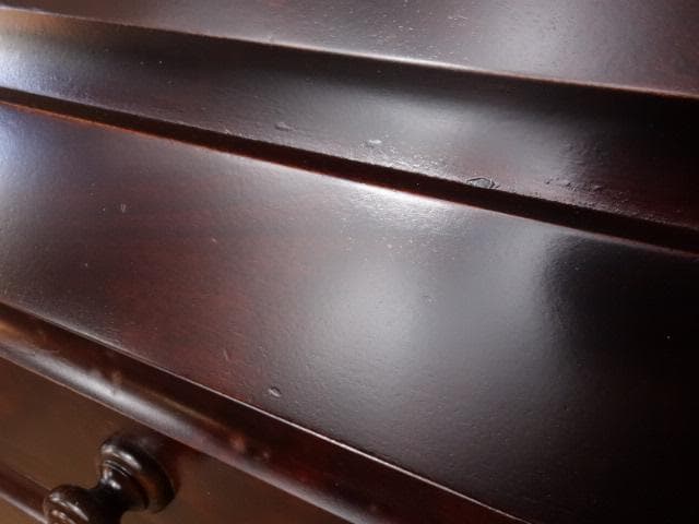 北海道民芸家具　ＨＭ８００ビューロー　ライティング　 再塗装済　ＵＳＥＤ