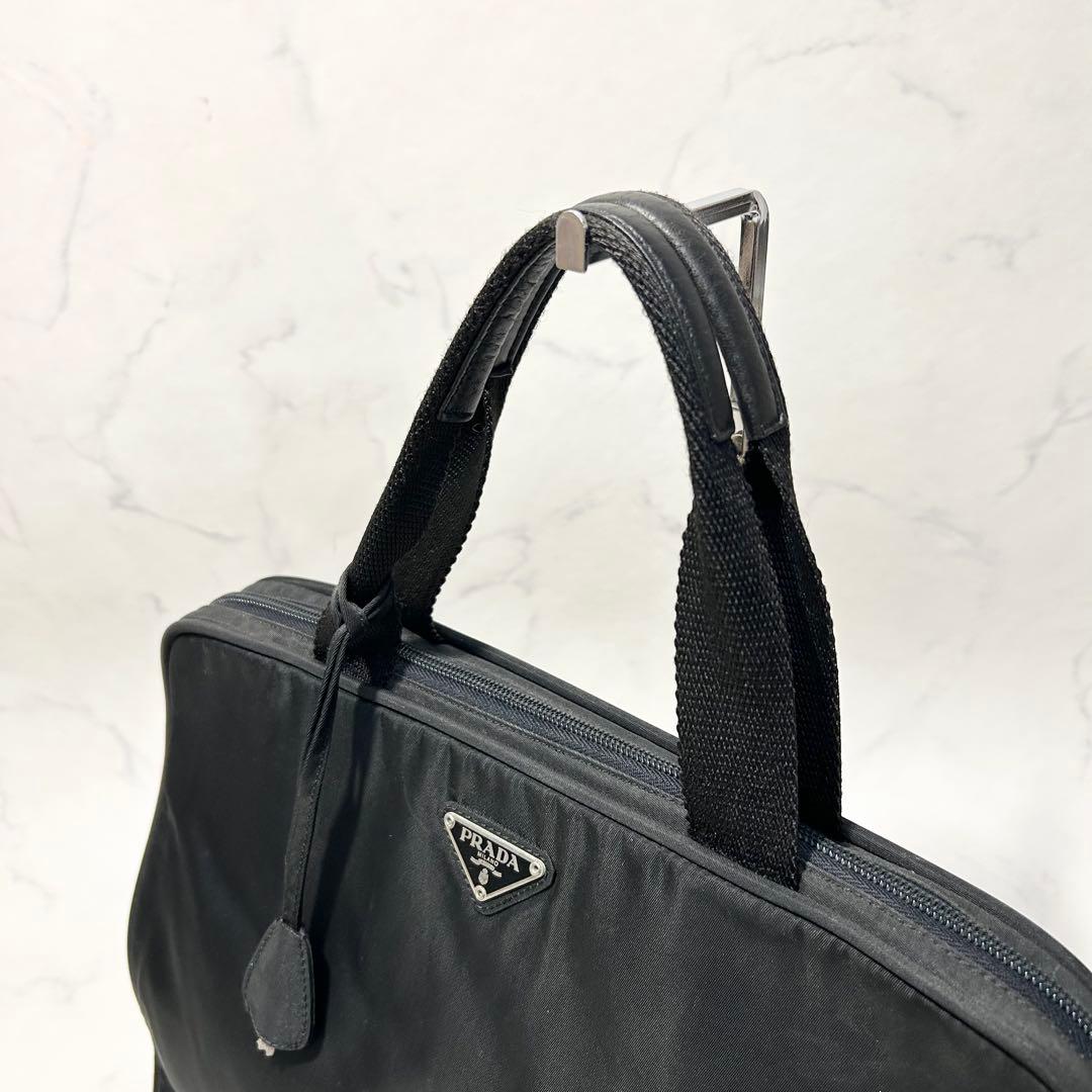 【美品】PRADA プラダ　トートバッグ　ブリーフケース　ビジネスバッグ　黒