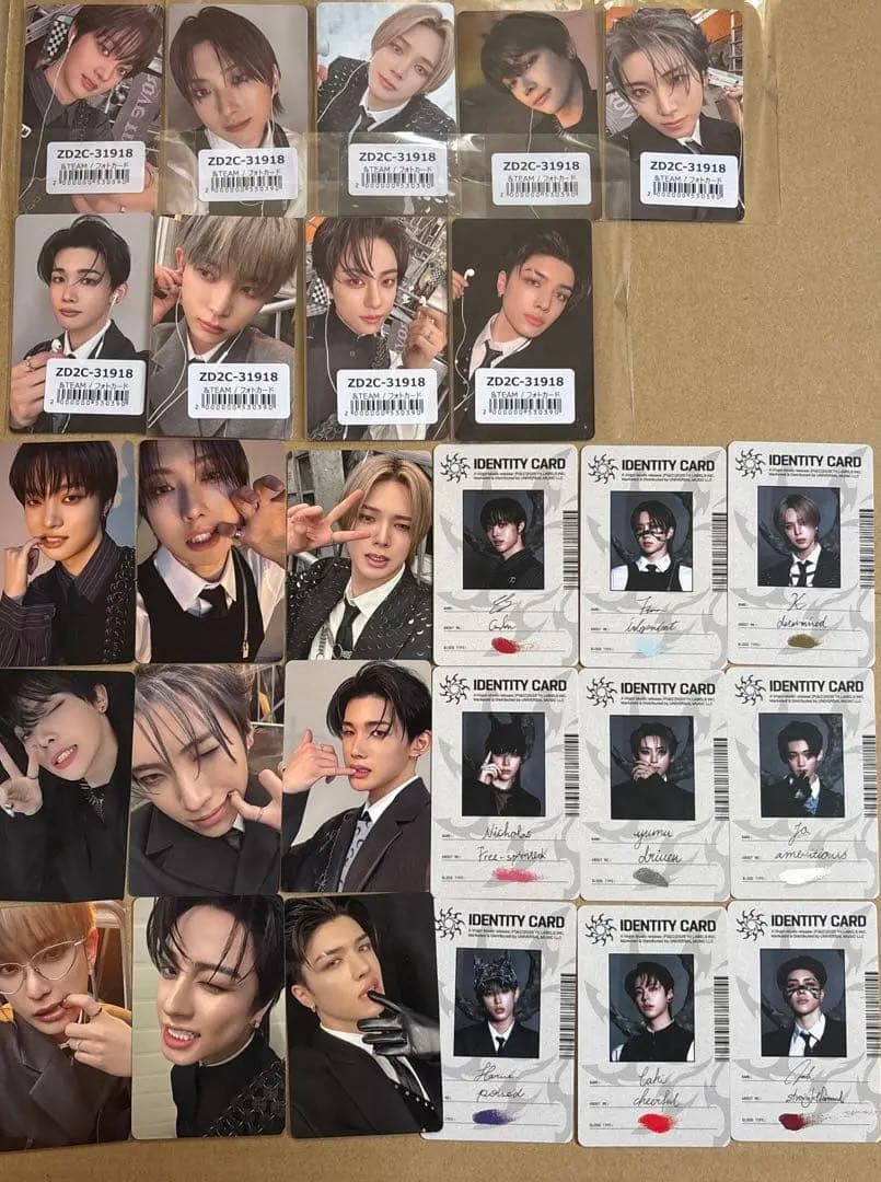 &TEAM Go in Blind 月狼 ユニバ 特典 トレカ 9枚セット