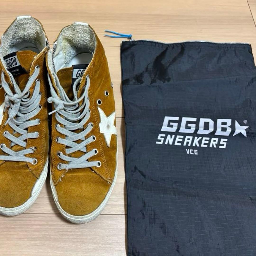 GOLDEN  FRANCY スエード ハイカットスニーカー