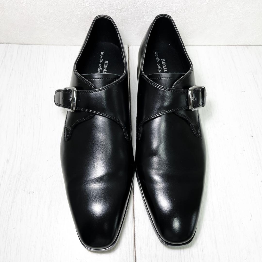 【極美品】REGAL モンクストラップ 黒 27.5 3E