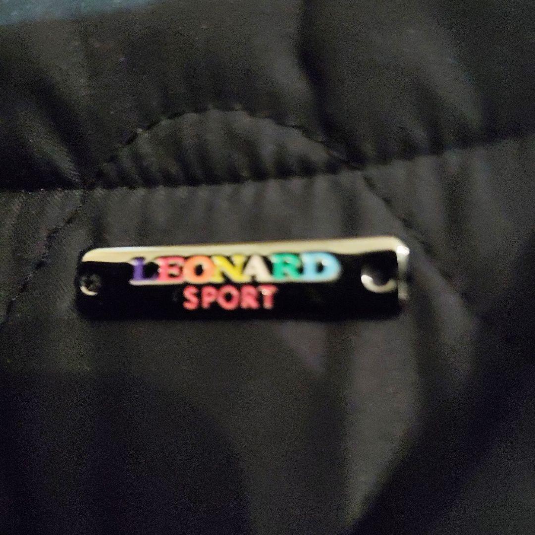 レオナールスポーツ 黒キルティングジャケット リバーシブル