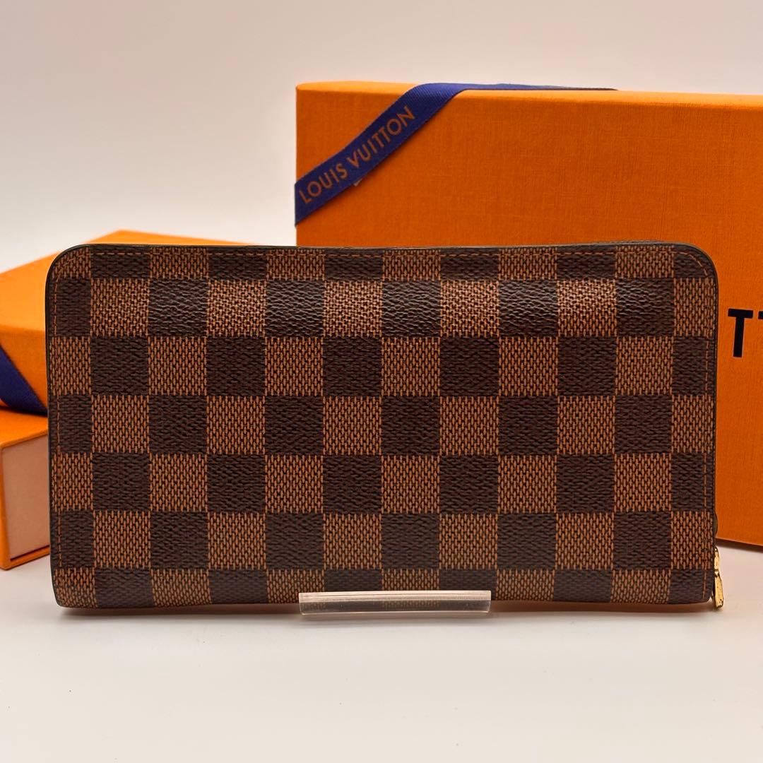 ✨美品✨ルイヴィトン✨ダミエ✨ポルトモネジップ 長財布 ラウンドファスナー