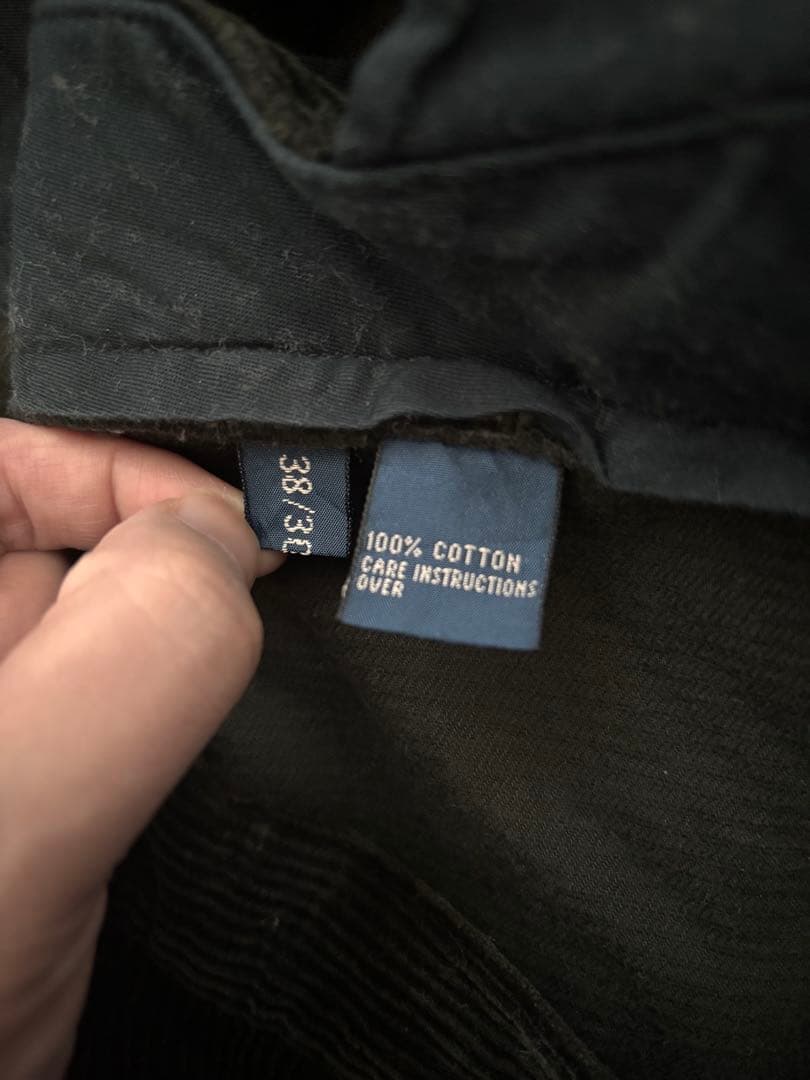 希少 ジップポケット ラルフローレン 太畝コーデュロイ カーゴパンツ