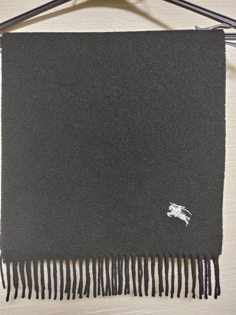 Burberrys バーバリー マフラー カシミア100% ブラック