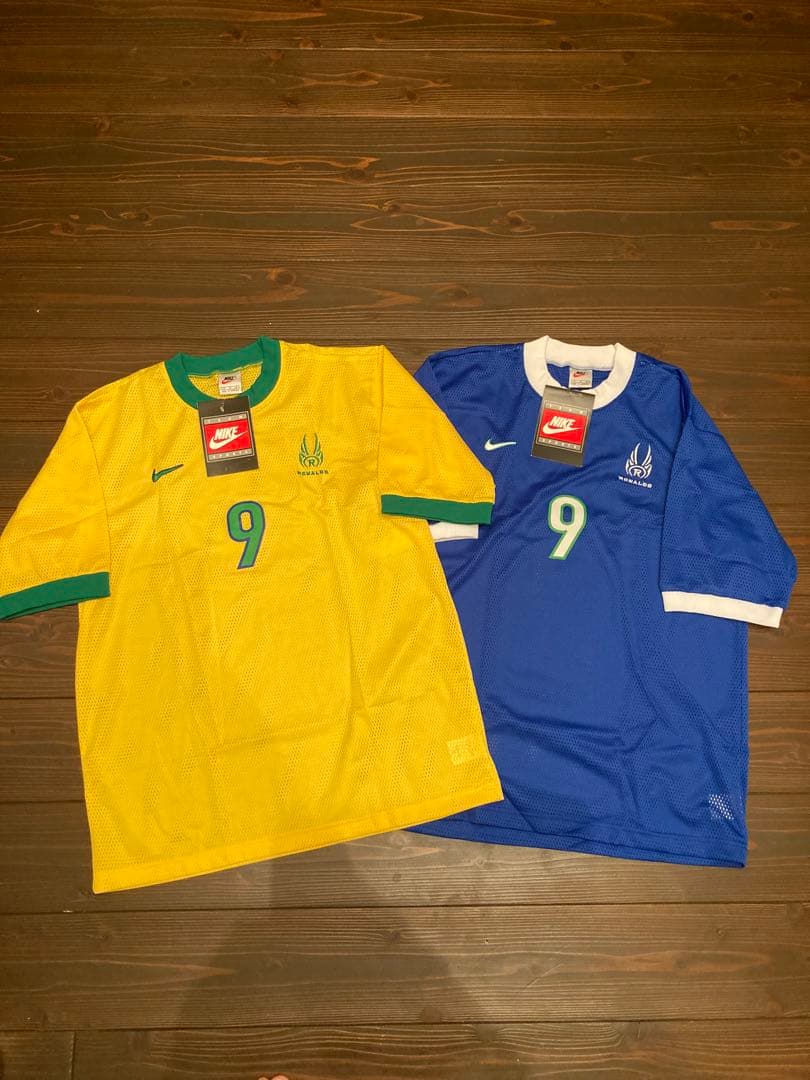 2着セット元祖ロナウド98ワールドカップユニフォームブラジル代表レアルマドリード