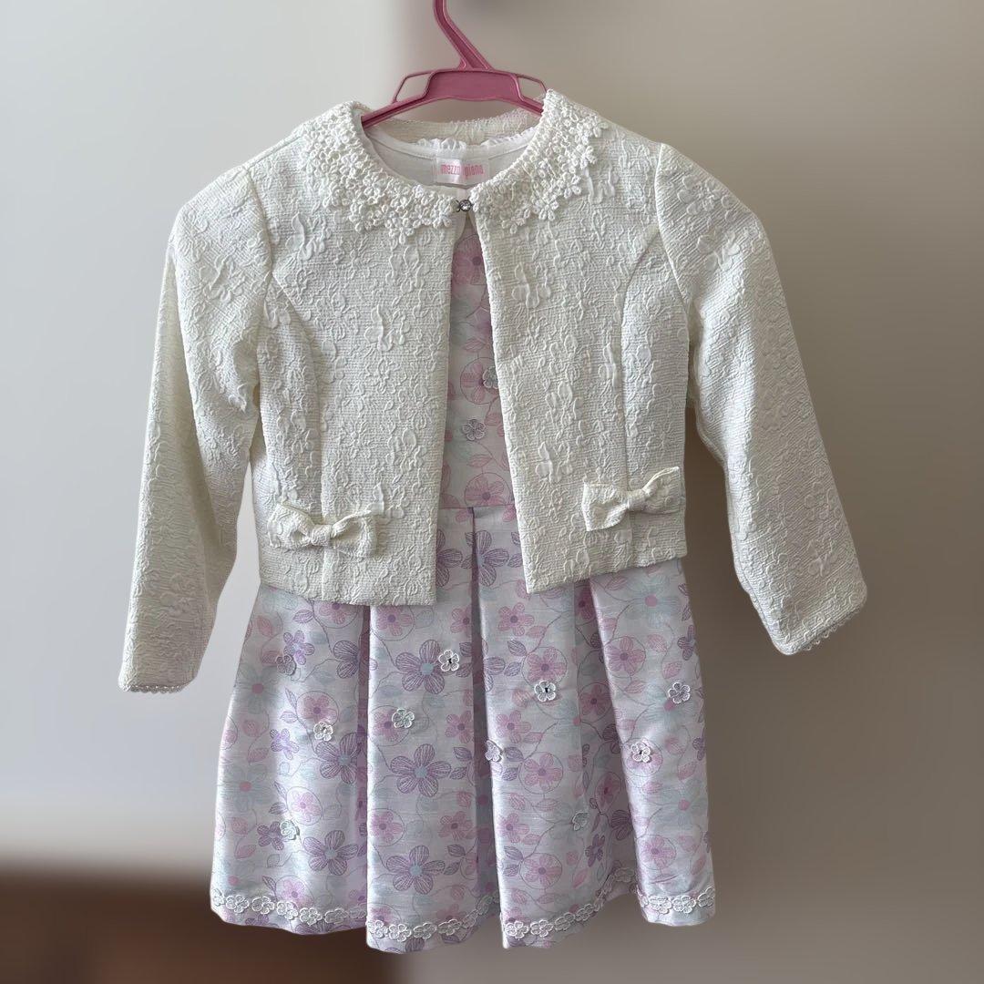 メゾピアノ　ワンピース、ジャケット、ブラウスセット120cm