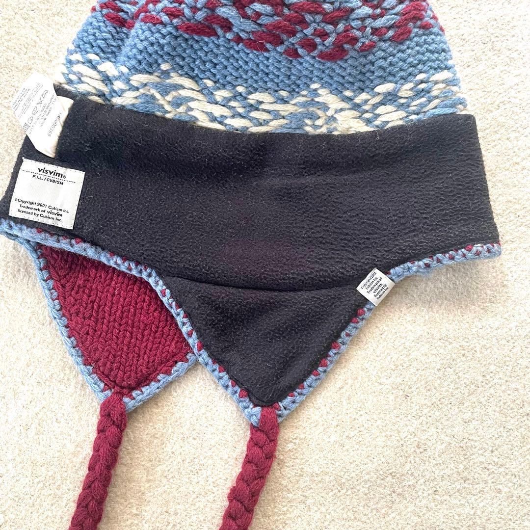 【レア】visvim Earflaps beanie knit cap 10AW