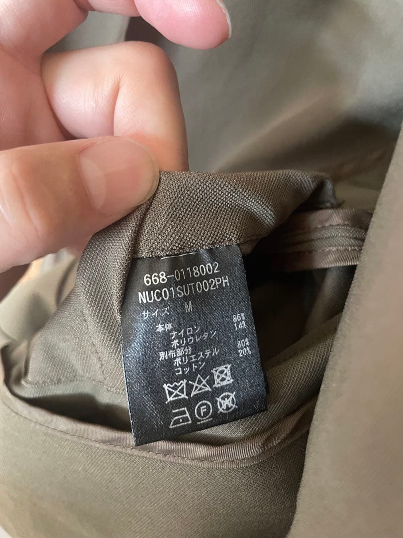 【週末値下げ】ナノユニバース　ダメリーノ　セットアップ